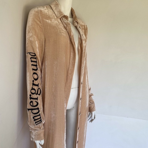 Filles A Papa Hailey Beiber Underground Velvet duster S - Picture 7 of 11